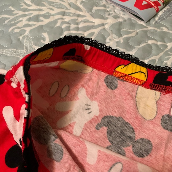 Disney Pajamas - Red with Mickey Mouse Print - Picture 7 of 7